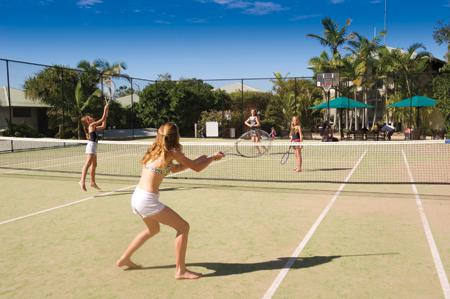 Full sized Tennis court!